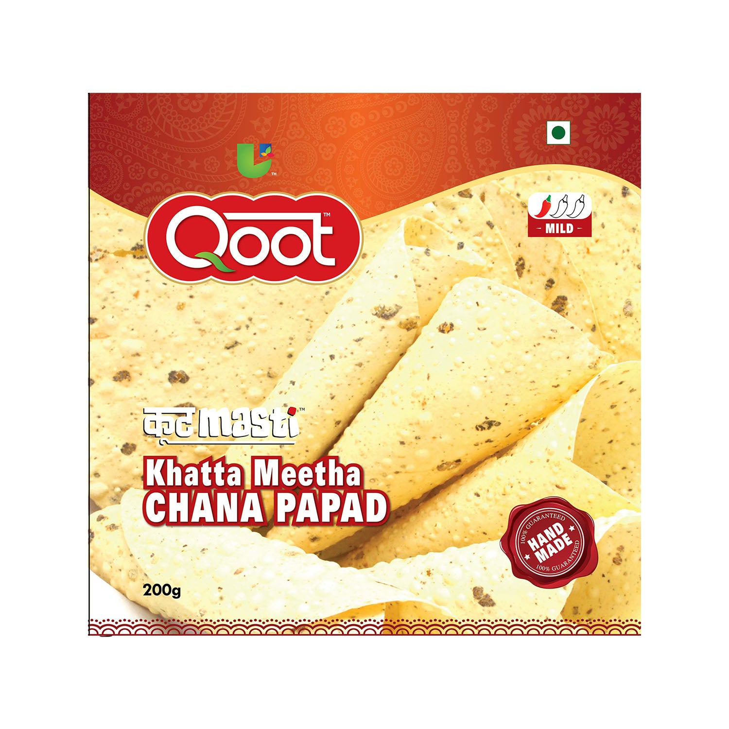 Khatta Meetha Chana Papad